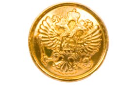 пуговицы герб рф 14 мм золото (уп.100шт) купить по 10.5 - в интернет - магазине Веллтекс | Казань
.