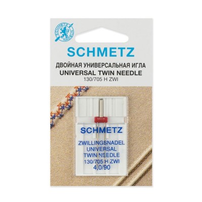 Иглы SCHMETZ 130/705H ZWI двойные №90/4.0 (уп. 1шт.) (0)