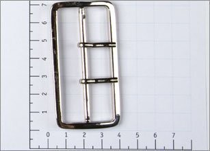 Пряжка металл 55мм цв никель с язычком W/2584-010