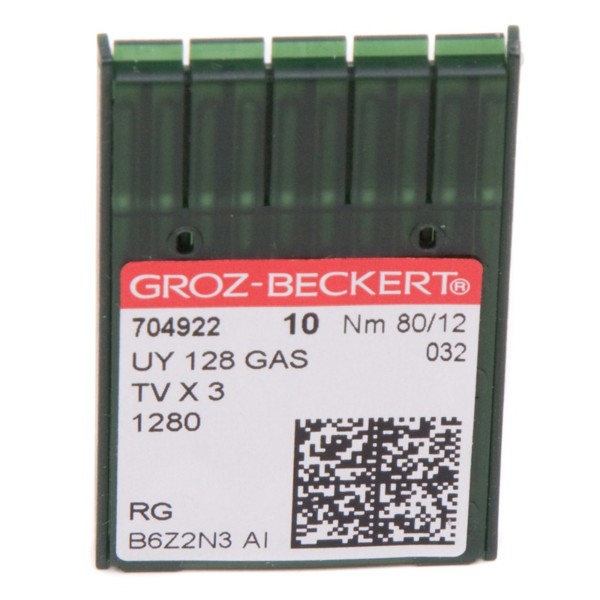 Иглы GROZ-BECKERT UYx128 GAS №80/12 (уп.10шт.)0