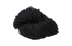 шнур для одежды круглый цв черный 5мм (уп 100м) 5-02 купить по 1.95 для тактического снаряжения в Казани 