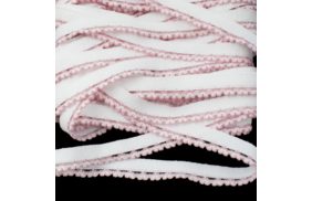 резинка ажурная сердце цв белый/розовый 10мм oig (уп.10м) купить по 101 - в интернет - магазине Веллтекс | Казань
.